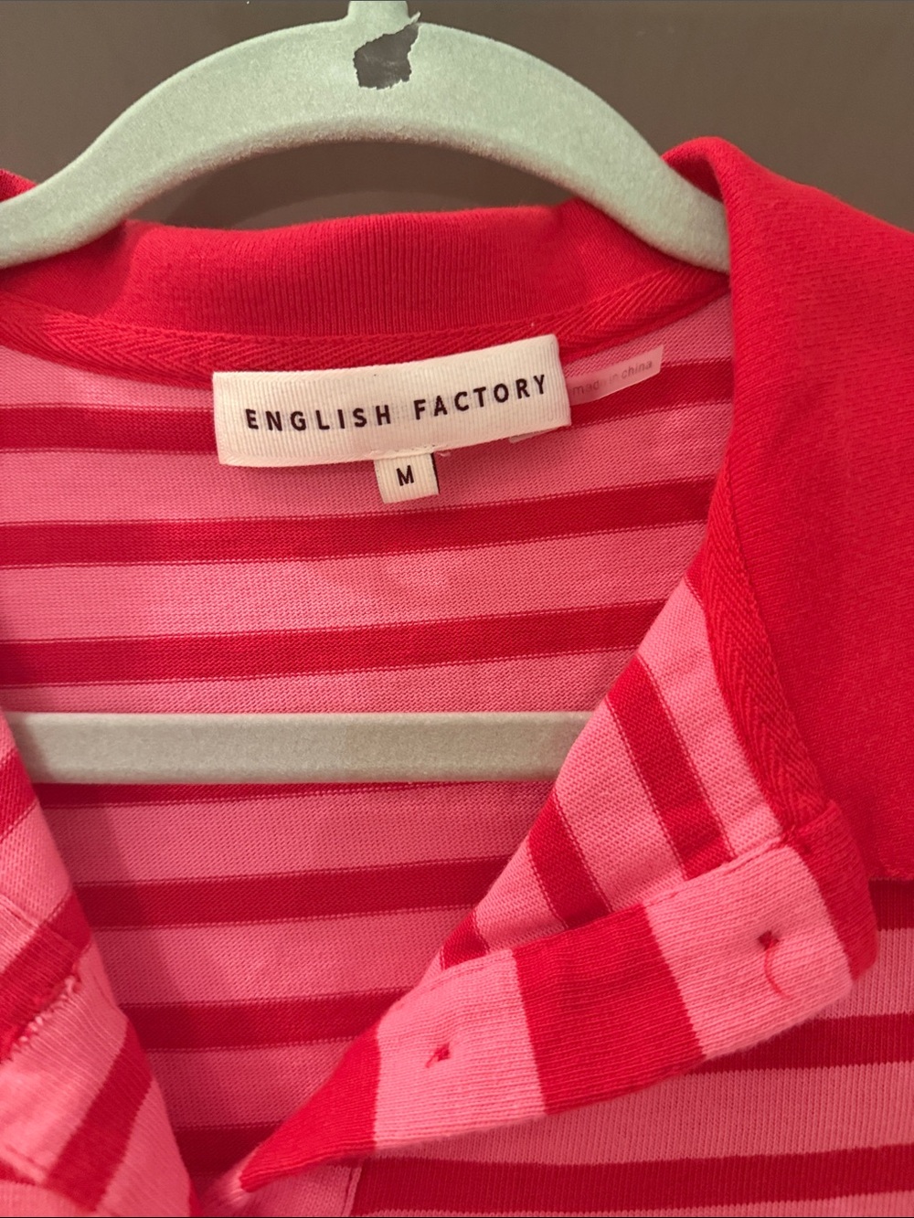 English Factory Striped Short Sleeve Knit Top - Picture 2 of 6